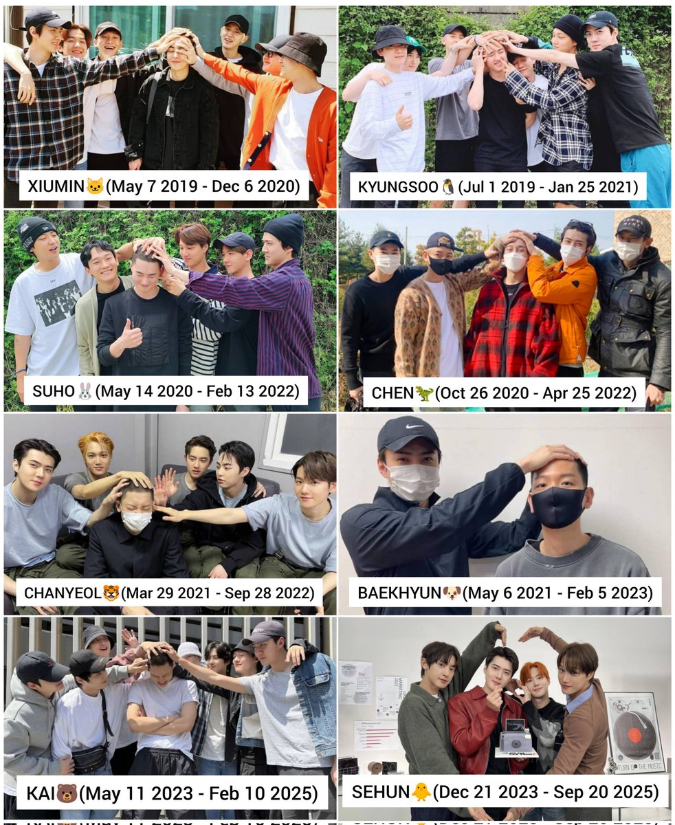 EXO MILITARY ERA HAS OFFICIALLY ENDED ✨