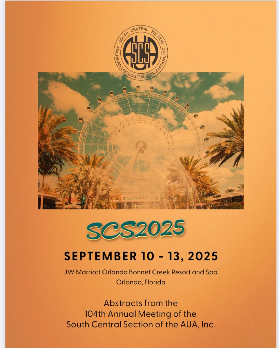 UTMBUrology's tweet image. 🎉👏 Huge congratulations to our outstanding @utmbhealth medical students at #SCSAUA25 @SCSAUA in Orlando! 🌟

🏆 Emilia Rodriguez-Bruno – 1st place, Female Urology &amp;amp; Bladder Dysfunction
🏆 Ray Che – 1st place, Prostate Cancer
🏆 @kellimgilliam – 1st place, Pediatric Urology