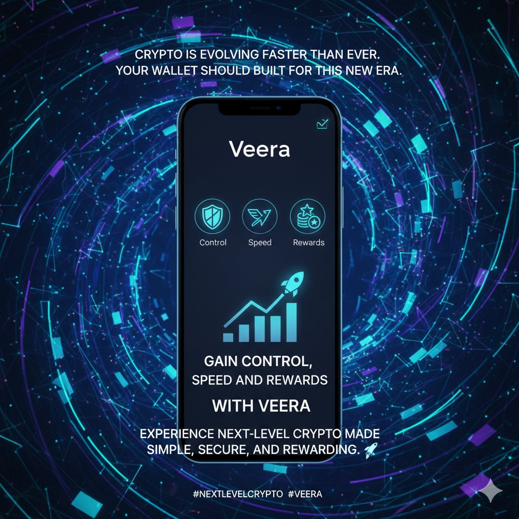 muzammilckkw's tweet image. Good Afternoon friends 👻👻👻

Crypto moves fast, and your wallet should keep pace with it.
Veera gives you seamless control, smarter rewards, and unmatched simplicity.
Step into the next level of crypto with confidence and ease.  @On_Veera

#NextLevelCrypto #Veera