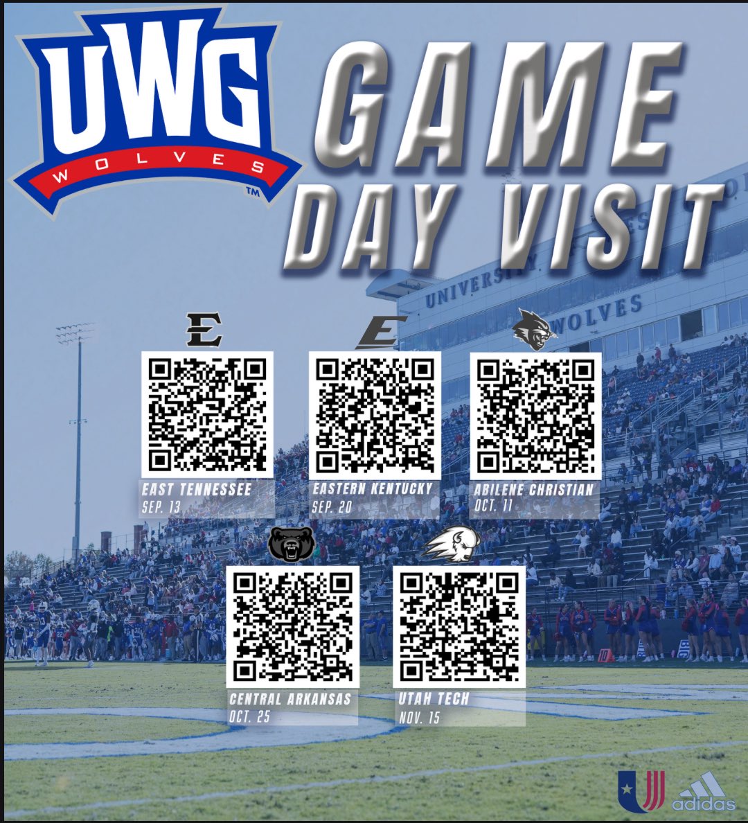 I wanna thank <a href="/UWGFB1/">University of west Georgia</a> and <a href="/UWGFootball/">West Georgia Football</a> for the game day invites and <a href="/KoachTaylor/">Coach Joel Taylor 🏈</a> I appreciate the opportunity <a href="/CoachJakeOwens9/">Jake Owens</a> <a href="/CoachHenzmann/">Coach Liam Henzmann</a>