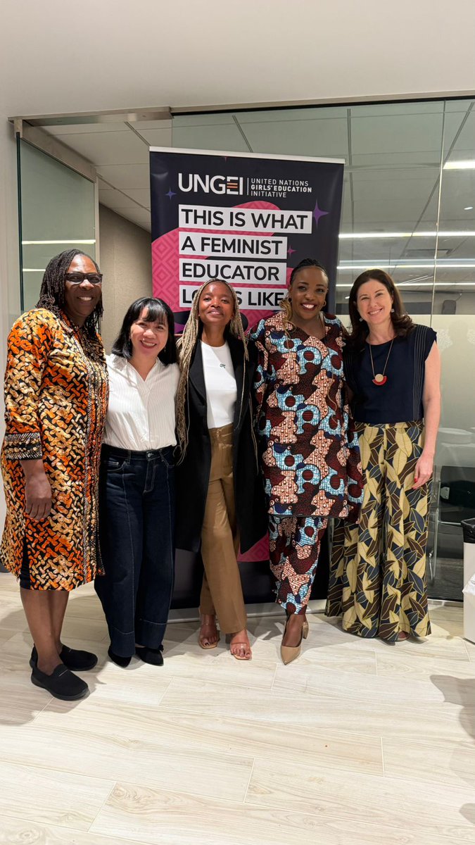 FAWEAfrica's tweet image. At #UNGA80, @FAWEAfrica’s @MarthaMuhwezi , @AsegoC   &amp;amp; @emilygumba1  pushed for stronger #GirlsEducation: more financing, teacher training, youth leadership &amp;amp; girls as change agents
Mentorship = key to Africa’s #DigitalWorkforce 
A priority for @FAWEAfrica x @MastercardFdn.
#FAWE