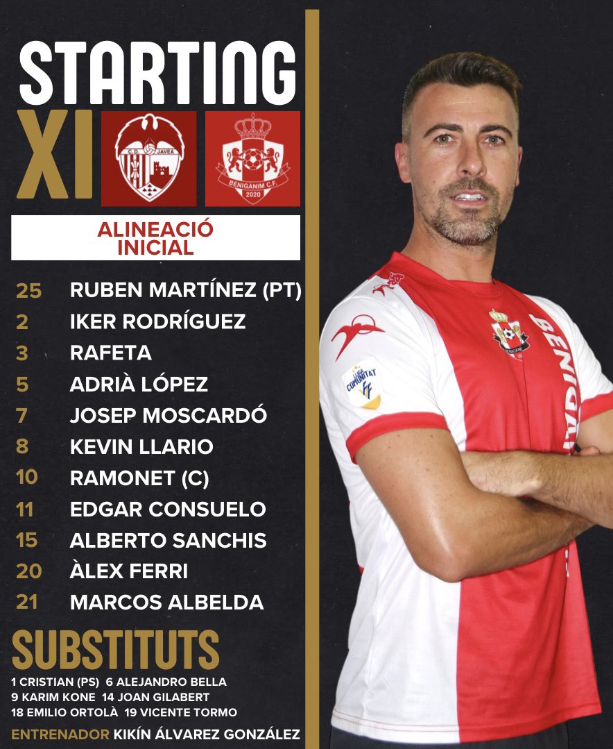 📋 El nostre 𝗫𝗜 🆚 CD Jávea

#JáveaBenigànim

25/26 UNITS, IMPARABLES