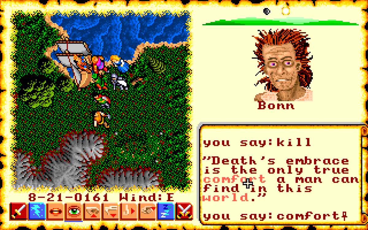 Lost_Town_Fr's tweet photo. J'ai dont rajouté à ce dossier #UltimaVI : The False Prophet sorti en 1990 sur #PC. Un épisode qui délaisse l'Apple II pour faire un bond technologique.
https://t.co/5fcw0nqbkv
Jamais Britannia et ses habitants n'ont été aussi beaux, détaillés et interactibles ! https://t.co/19zL6qfI3k