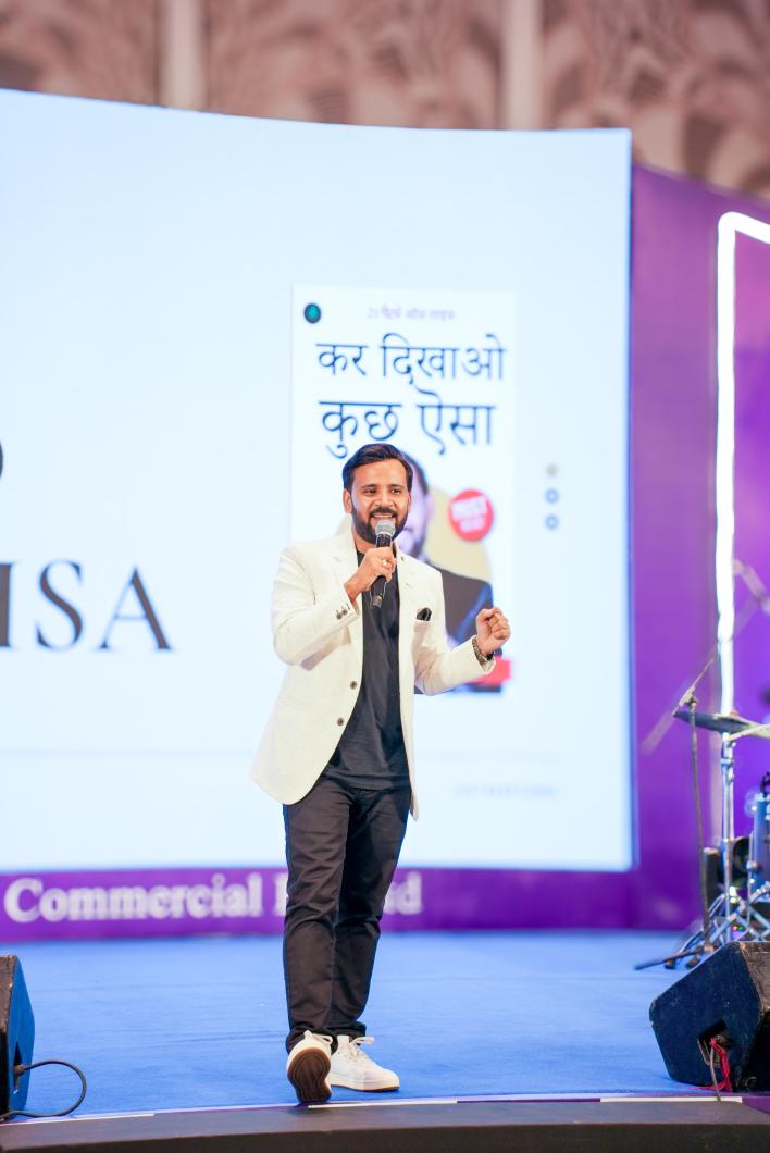 Rjkartik's tweet image. ऊर्जा जब सकारात्मकता से मिलती है, तो उद्देश्य अपने आप रोशन हो जाता है 🩷 #TataSteel की प्रेरणादायी टीम के साथ कर दिखाओ कुछ ऐसा Session @ The Leela Palace #Jaipur 🩷 #Motivation