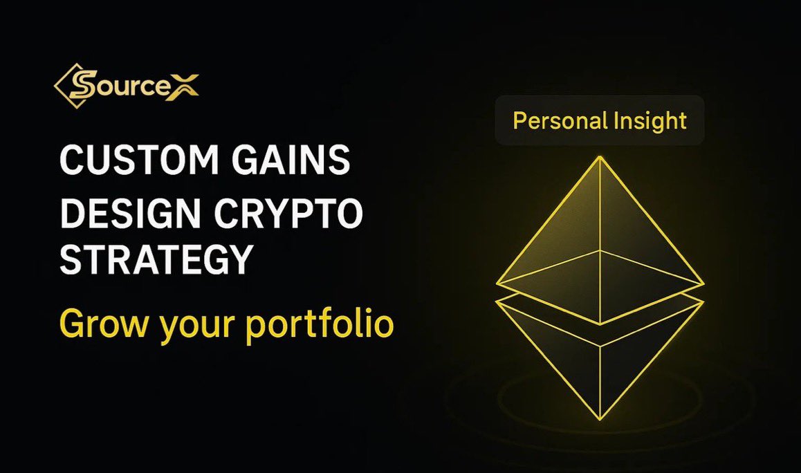 sourceX_off's tweet image. Personalized strategies, real results.

SourceX helps you design your crypto game plan and unlock custom gains—because every portfolio deserves a winning edge.