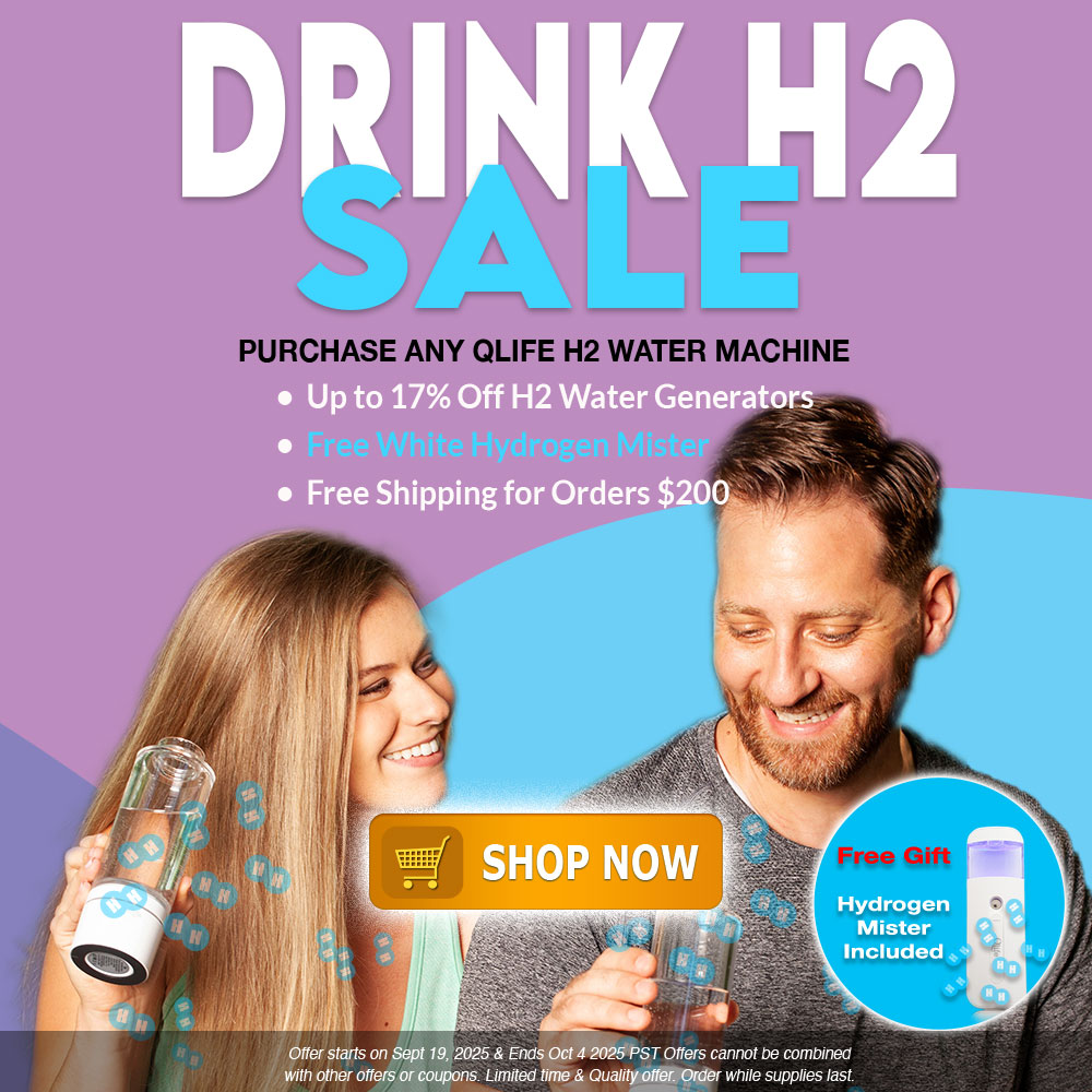 QlifeToday's tweet photo. 💧 Thirsty for better health? Time to drink hydrogen water—the antioxidant-rich water your body needs to heal. 

🚰 Drink H2 Water Sale is ON!
Start changing your water, change your life.
- https://t.co/XwhlJ2zNbo
#HydrogenWater #WellnessJourney #DrinkBetterWater #NaturalHealing https://t.co/lTx2yiRz58