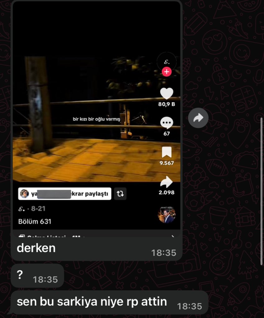 şimdi ben buna daha önce sevgilim olmadığını nasıl anlatıcam