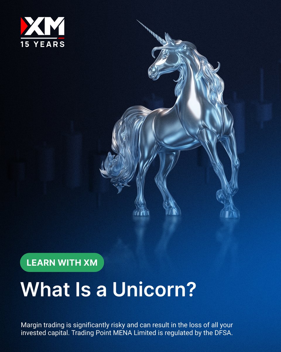 XMMENA's tweet image. Unicorns exist, just not the kind you think. 🦄 

Keep learning with us ➡️xm.com/mena/learning-…  

#XMMENA #LearnWithXM #Stocks