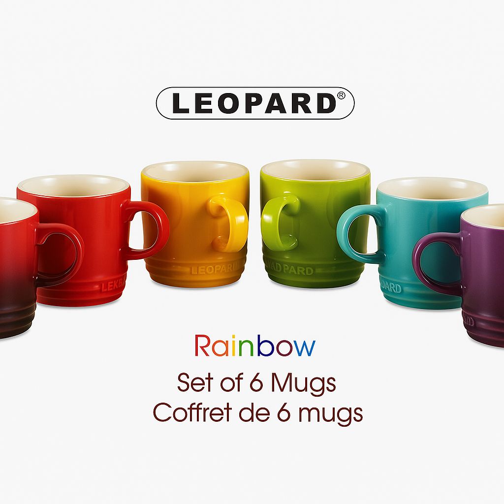 kitchenworldrsa's tweet photo. *6-Piece Color Mug Set* 🔥🔥🔥

Start your day with a splash of color! ☕️🌈 

This 6-piece mug set features 6 vibrant, differently colored mugs, each with a 350ml capacity. Perfect for coffee, tea, or your favorite hot beverage, these mugs are sure to brighten up your morning routine.

*Perfect for:*

- Adding a splash of color to your morning routine
- Gift idea for friends and family who love bright and cheerful decor
- Everyday use in the home or office
- Perfect for coffee, tea, or hot chocolate lovers

*Add some color and joy to your daily cup with this vibrant 6-piece mug set!*

Retail : R325 set
Stock : *R270* set
Code : CB013
