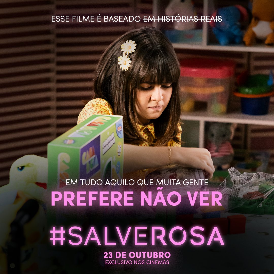 Rosa só queria viver como qualquer menina da sua idade… mas o controle extremo da mãe transforma sua vida perfeita em um thriller cheio de segredos e reviravoltas.

#SalveRosa estreia dia 23 de outubro, nos cinemas.

#EloStudios #SalveRosa #SalveRosaOFilme #CinemaNacional