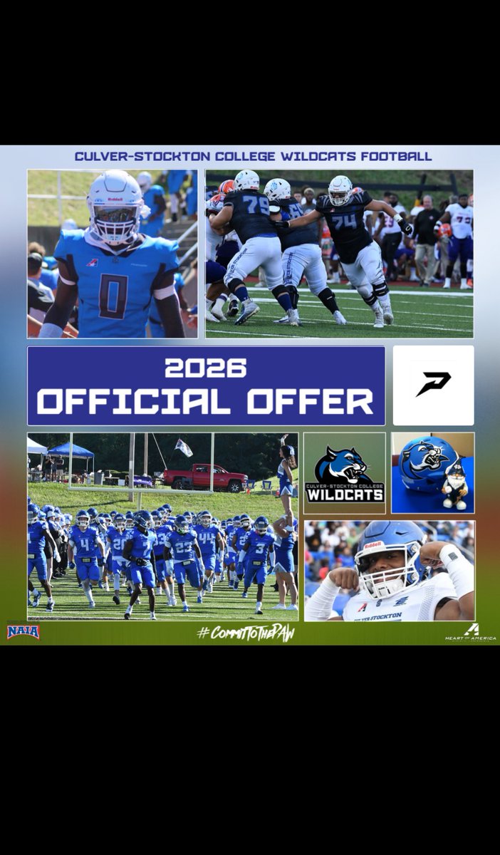 After a great conversation with <a href="/CoachCutshaw/">Roy Cutshaw Jr</a>, I’m excited to announce I have received my 3rd official offer to <a href="/CSCwildcatsFB/">Culver Football</a>!!

<a href="/LDaves13/">Logan Daves</a> <a href="/chadmcheatham/">Chad M Cheatham</a> <a href="/RecruitGeorgia/">Recruit Georgia</a> <a href="/TeamFYNSports/">Team FYN Sports</a> <a href="/NwGaFootball/">NwGa Football</a>