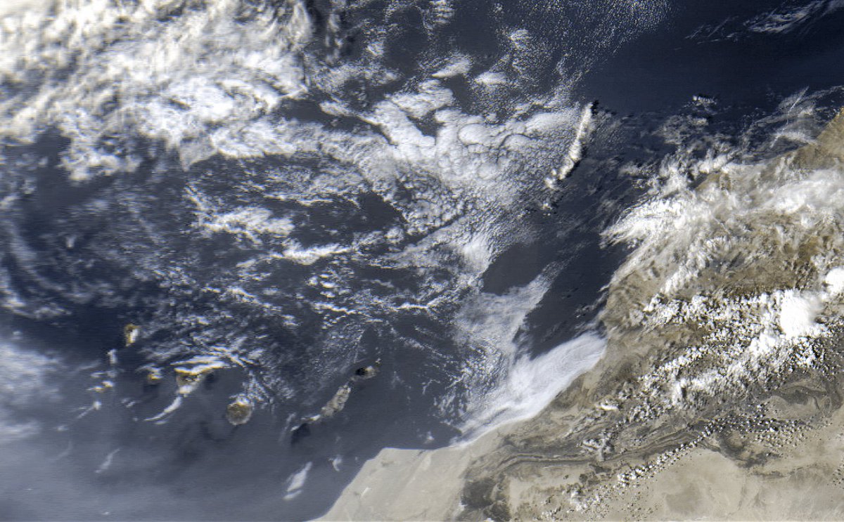 r_mcoy's tweet image. #MeteorM23 xxº W #MeteorM24 xxº W @Nooelec #qfh @SDRPlay #rsp1a @aang254 #satdump @AEMET_Cantabria Volvemos por aquí, los Meteor han cambiado los modos de emisión IR. Día muy variable por #Cantabria y un recorte, aunque fuera de foco de las Islas Canarias. Buenas noches!