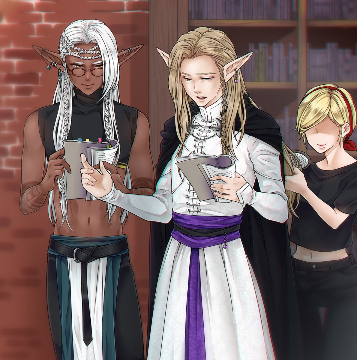 No characters are ever harmed in the making of our games. They are well compensated and taken care of. (The damage is reserved for the players alone.)💜#otometwt #indieotome #amaregames #indieotomegames #oathbreakervn #backstage