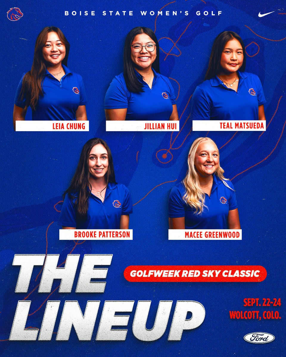 Our lineup is set for Colorado!🫡

#BleedBlue | #WhatsNext