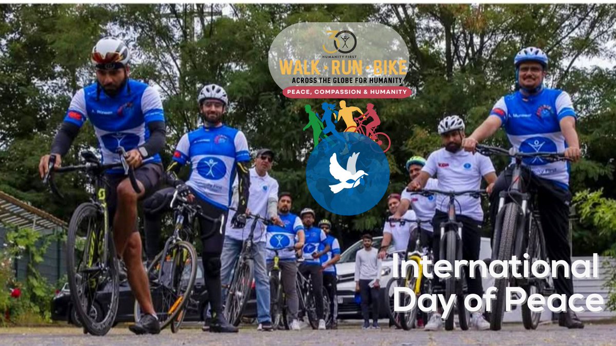 HFUSA's tweet image. Germany is Peace in Motion

Peace isn’t just an idea—it’s something we build together.

For two weeks, Humanity First communities around the world have walked, run, biked, and played to show what unity looks like in motion.

Today, on the International Day of Peace, we celebrate…
