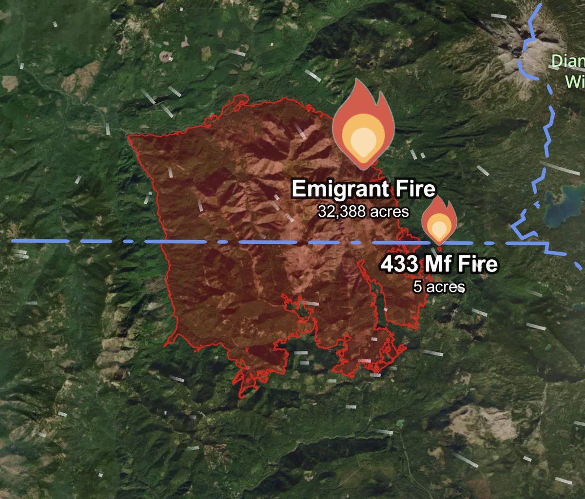 WCTOfficialYT's tweet image. 11 am advisory | the #Emigrantfire 

Tomorrow elevated fire weather conditions are anticipated across the perimeter increasing smoldering areas, today crews across the perimeter are continuing mop up and hotspot patrol operations and repair work