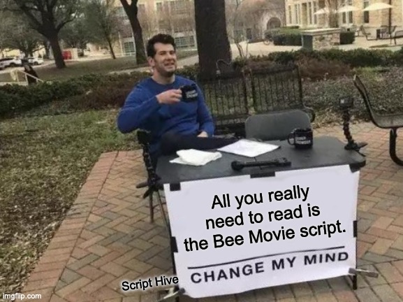 scripthive's tweet image. Script Hive is a database of over 22,000 screenplays for film & television and we provide access to these scripts 100% free for educational purposes. Including the Bee Movie script. #ReadtheMovies #screenwriting #screenwriters #amwriting #WritingCommunity