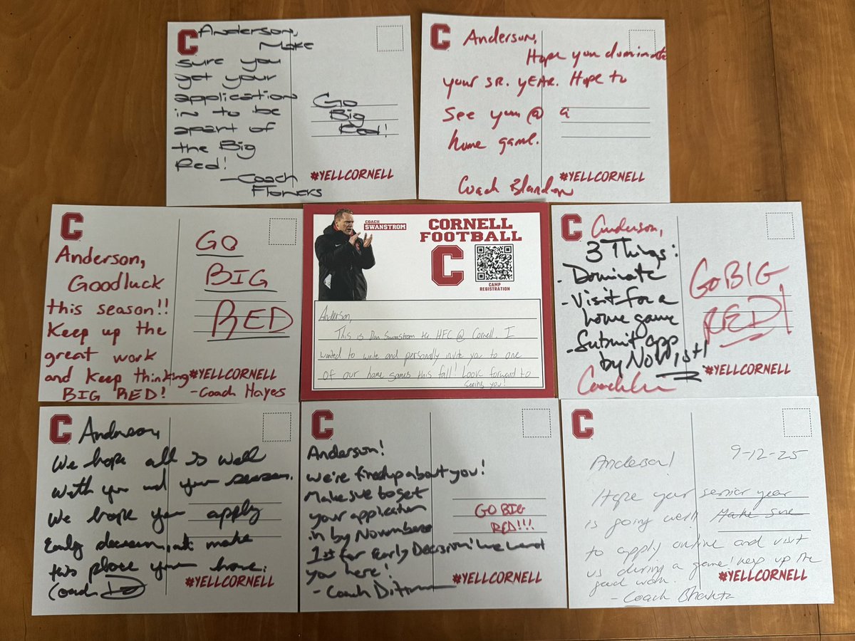 Anderson (AJ) Salo (@ajsalo_9) on Twitter photo Appreciate the love from <a href="/BigRed_Football/">Cornell Football</a>. Thanks to <a href="/DanSwanstrom/">Dan Swanstrom</a>, <a href="/CoachJDittman58/">Jeff Dittman</a>, <a href="/Sean_Reeder/">Sean Reeder</a>, and all the coaches for the personal notes. Fired up to keep working and get out to Ithaca for a gameday soon!
Week 1–4 highlight reel‼️: youtu.be/a7JmtMM8tPY?si…
<a href="/NadeFootball/">CHAMINADE FOOTBALL</a> Appreciate the love from <a href="/BigRed_Football/">Cornell Football</a>. Thanks to <a href="/DanSwanstrom/">Dan Swanstrom</a>, <a href="/CoachJDittman58/">Jeff Dittman</a>, <a href="/Sean_Reeder/">Sean Reeder</a>, and all the coaches for the personal notes. Fired up to keep working and get out to Ithaca for a gameday soon!
Week 1–4 highlight reel‼️: youtu.be/a7JmtMM8tPY?si…
<a href="/NadeFootball/">CHAMINADE FOOTBALL</a>