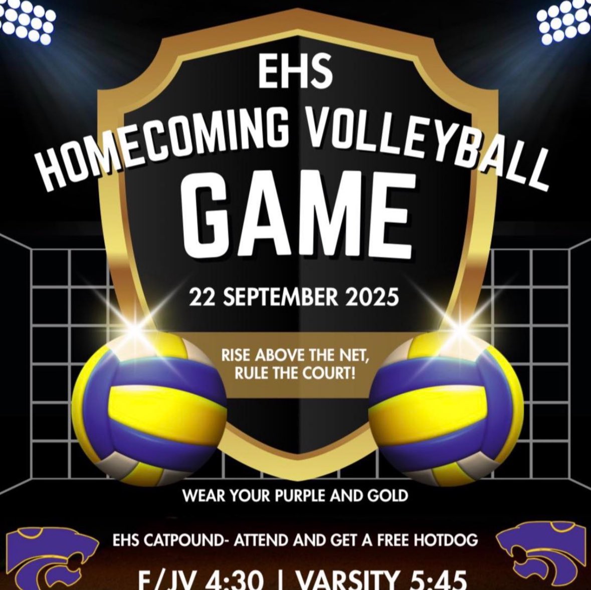 Kick off our Homecoming Week by catching Boys ⚽️ vs. Parkway West (4:15)  and then head to the gym to see Volleyball take on Howell Central (5:45)!

Hope to see you there Cat Pound!