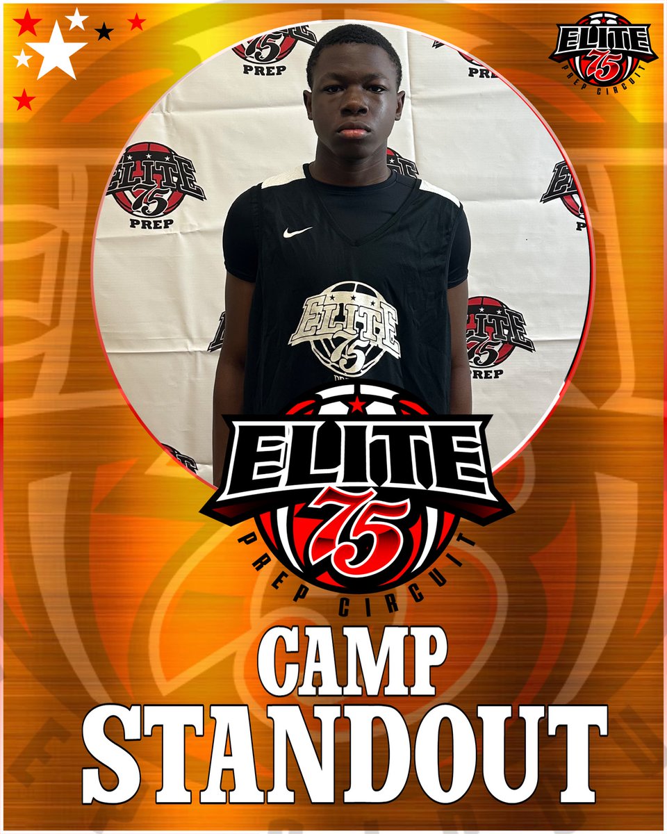 Elite75prep's tweet photo. Class of 2030 Whitewater Middle School (NC) Melvin Meeks made his presence felt at the Elite 75 National Camp. Melvin defends with HIGH INTENSITY, runs the floor hard, does all the little things to give his team winning advantages, rebounds, strong finisher and always engaged. https://t.co/6SneNZIldP