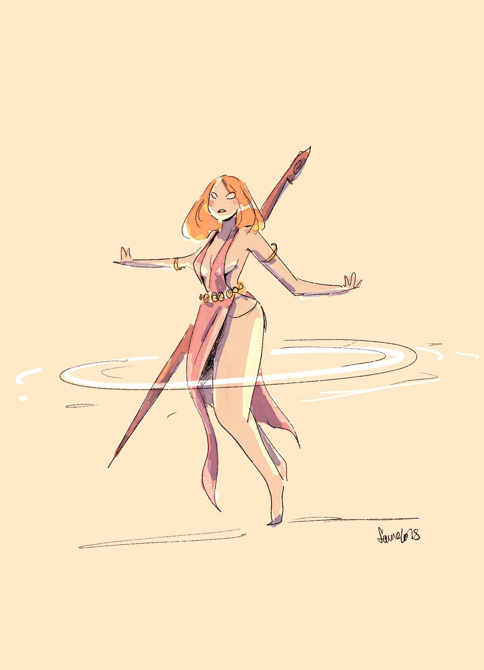 原画 子雪豹 #138 Japanese Print 