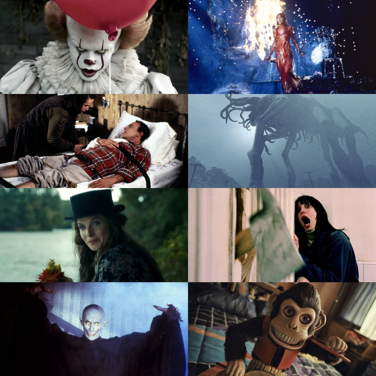 BriAnimator_'s tweet image. happy birthday to author Stephen King, who’s mind has inspired so many iconic horror movies