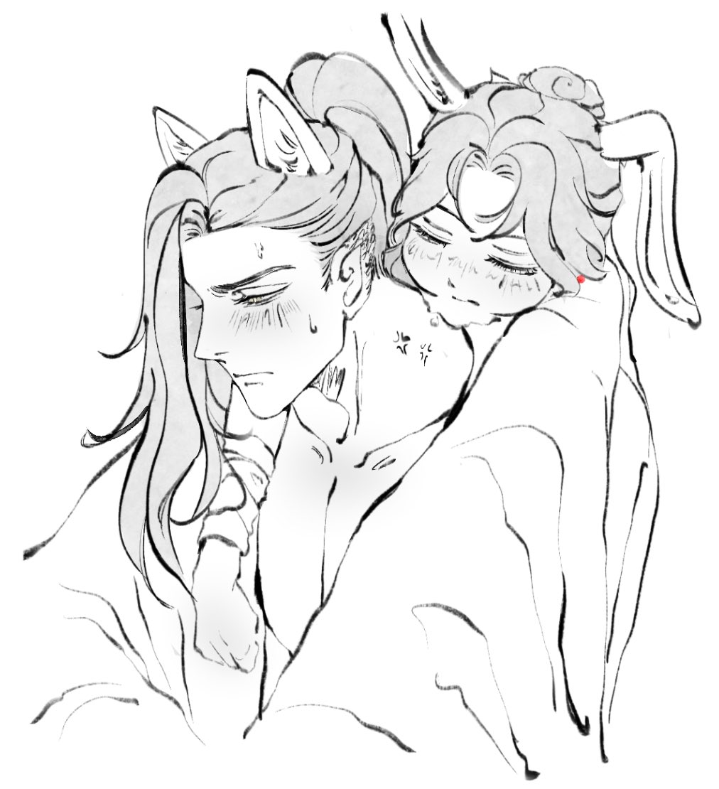 inkdaniya's tweet image. 🐟🌷 theyd be cute as bffs