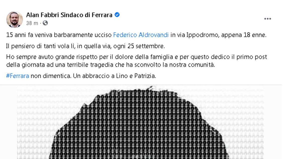 Ventanni dalla morte di Aldro, ‘ucciso senza ragione’ – Ultima ora – Ansa.it nuovaresistenza.org/2025/09/ventan…