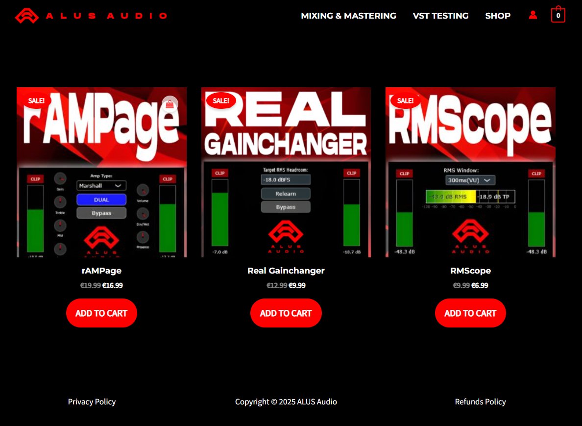 AlusAudio's tweet photo. 🚀 Exciting news! After lots of hard work, our new VST3 plugins — Real Gainchanger, RMScope, and rAMPage — are now released and available to buy! 🎹✨

Get them here 👉 https://t.co/fWObqMz65E

 #VST3 #AudioPlugins #MusicProduction #SoundDesign #GainChanger #RMScope #rAMPage https://t.co/hgrIgbrP5O