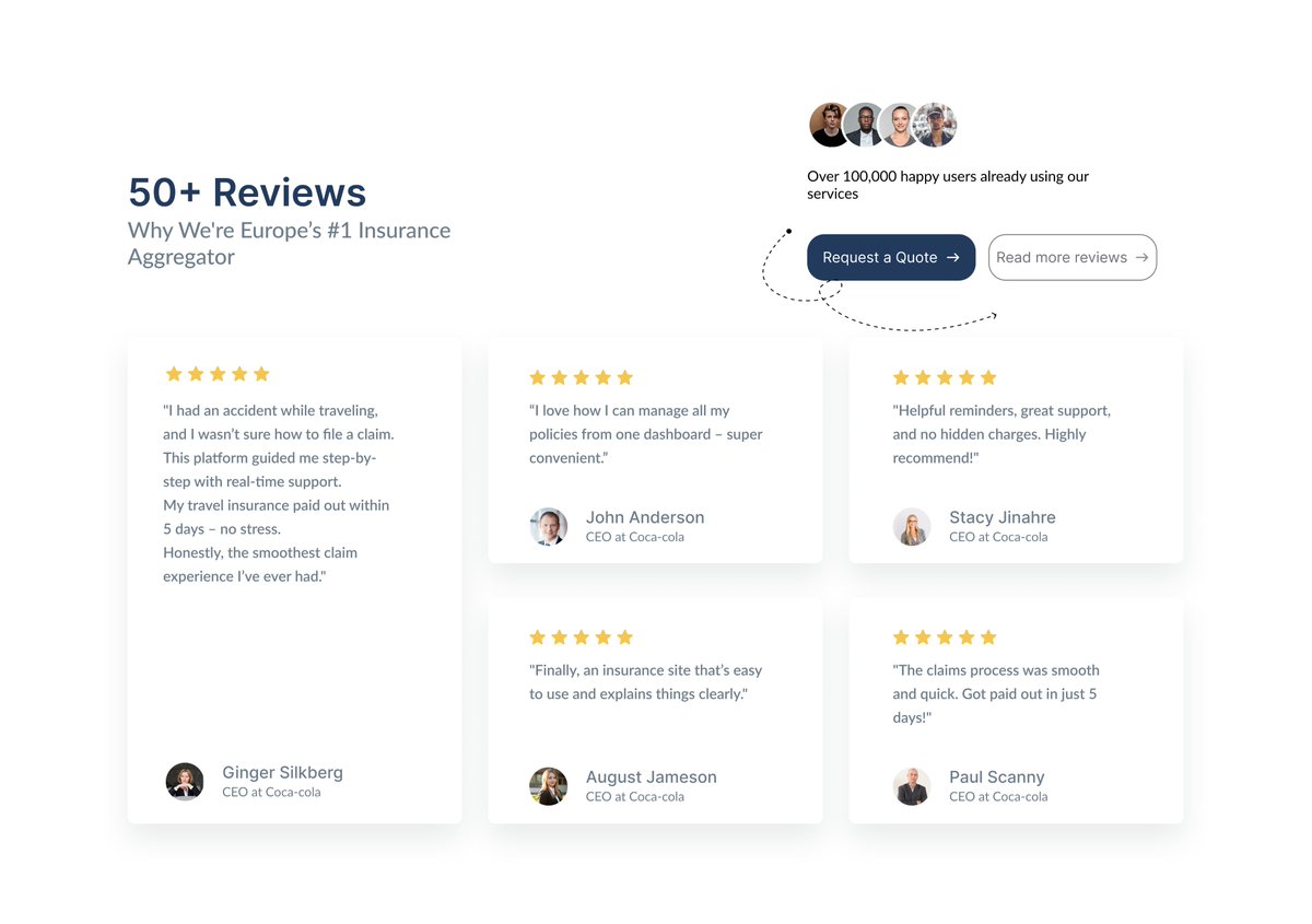 Reviews section

#UIdesign #figma