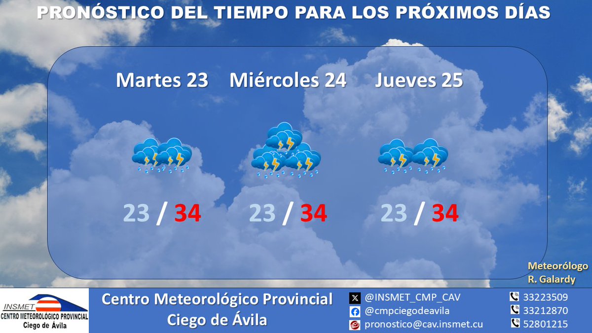 #CiegodeAvila #Cuba #ElTiempoenCuba