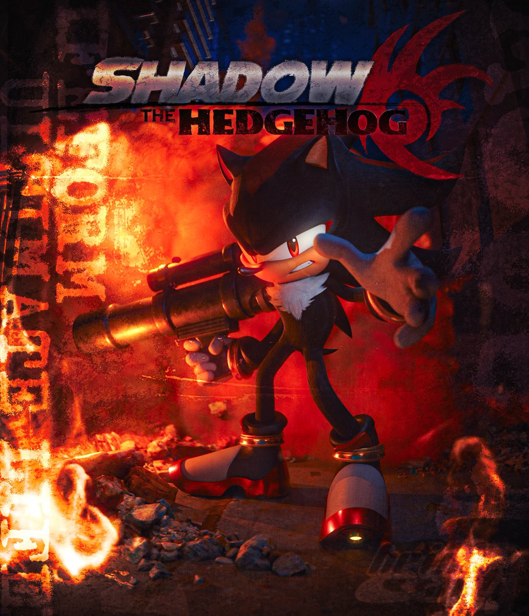 HeinzArts's tweet image. My take on the Shadow 05 boxart Featuring the model I made of that big weird RPG and a rig by @dokatzo 

#ShadowTheHedgehog #b3d #SonicTheHedgehog #sonicart