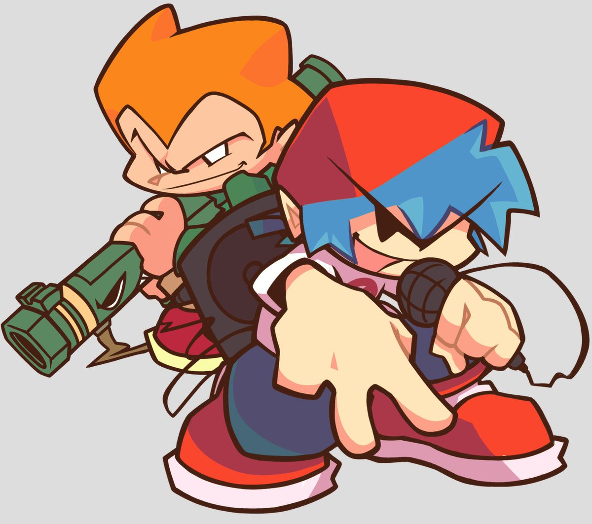 spraitsu's tweet image. my duo