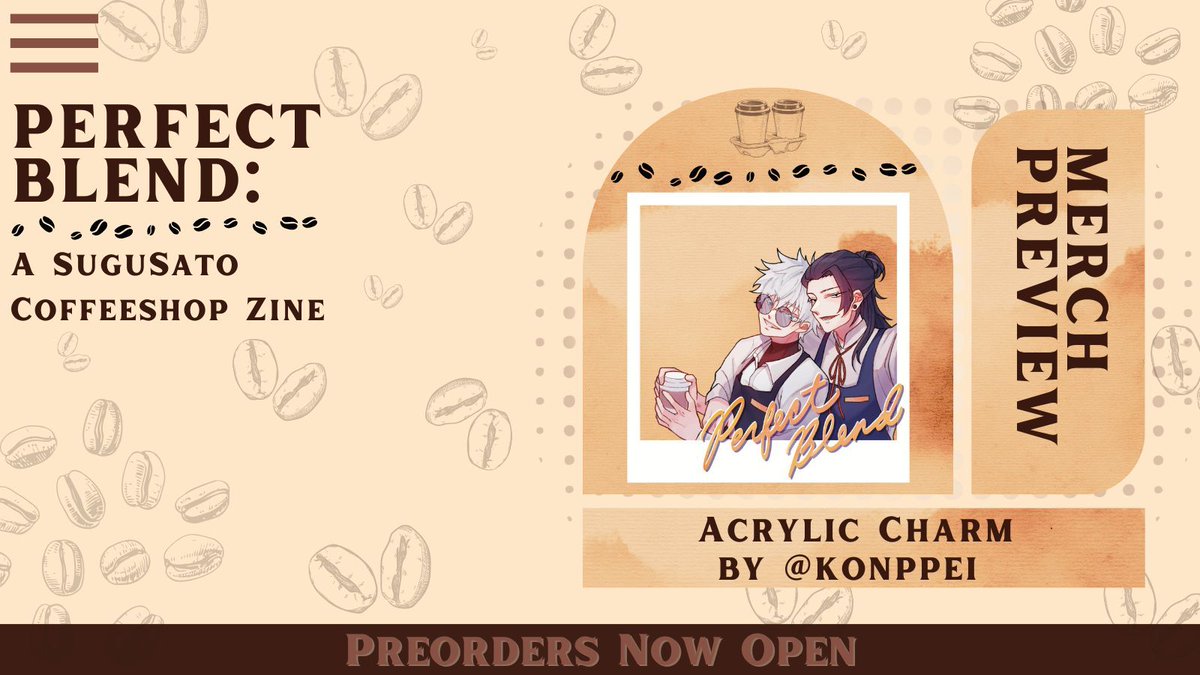 🤎 𝗖𝗢𝗡𝗧𝗥𝗜𝗕𝗨𝗧𝗢𝗥 𝗣𝗥𝗘𝗩𝗜𝗘𝗪 🤎

For the memories, a framed polaroid of Geto &amp; Gojo on the job ☕ 

𝙖𝙘𝙧𝙮𝙡𝙞𝙘 𝙘𝙝𝙖𝙧𝙢 𝙗𝙮 𝙢𝙚𝙧𝙘𝙝 𝙖𝙧𝙩𝙞𝙨𝙩 <a href="/konppei/">Kon✨zine jail</a>

 #gego #sgst #sugusato #夏五