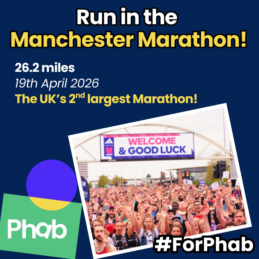 phab_charity's tweet image. The @Marathon_Mcr may be sold out… but you can still run it #ForPhab! 🏃‍♀️

Why join #TeamPhab?

✅ Low fundraising pledges
✅ Free Phab vest
✅ Training plans to your inbox
✅ Supportive FB community
✅ 1-to-1 event support

Don’t miss out! 👇📲 

runforcharity.com/phab/mancheste…