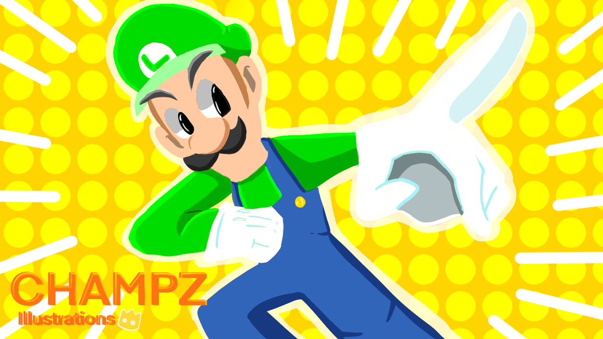 pokechampz's tweet photo. Its Luigi time!  Now that you've been spotted, like the post for Luigi, and share it for Mario!  
Who is your favourite out of the Mario Bros?
#fanart #clippaint #artwork #supermario #green #nintendo https://t.co/g8n9bNxPlF