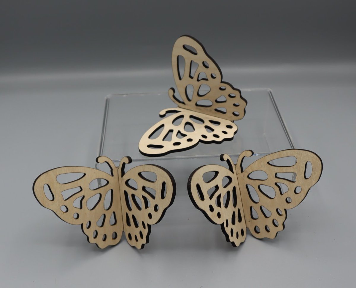 LaserShop123's tweet image. Transform  your space with our stunning Laser Cut 3D Butterflies! This delightful  3-pack features intricately designed butterflies that add a touch of  whimsy and elegance to any room.
#laserengraving #lasercutdesign #lasercutwood
laser-shop.co.uk