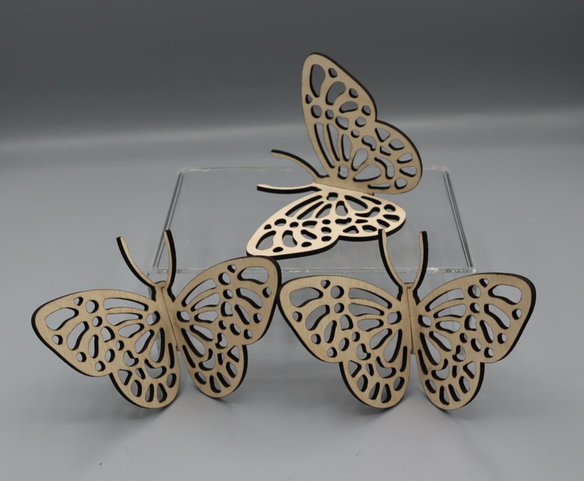 LaserShop123's tweet image. Transform  your space with our stunning Laser Cut 3D Butterflies! This delightful  3-pack features intricately designed butterflies that add a touch of  whimsy and elegance to any room.
#laserengraving #lasercutdesign #lasercutwood
laser-shop.co.uk