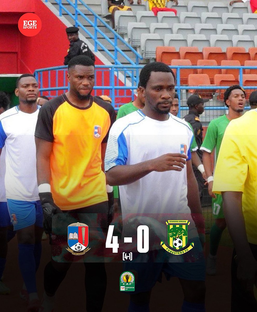 🔚 FINAAAAAAL!!!

15 de Agosto vence por goleada al Foresters FC y se clasifica para la segunda fase preliminar de la #TotalEnergiesCAFCC