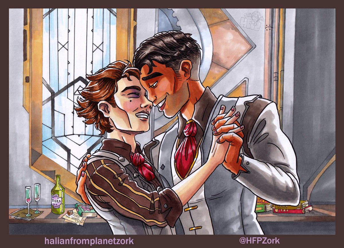 #jayvikfluffweek  Slow dance.👞
#arcane #jayvik #jaycetalis #viktorarcane