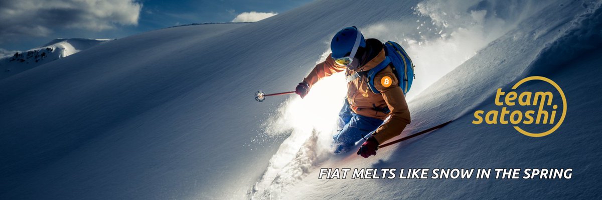 Bitcoin Skiers have a new banner image! 

Winter is coming!