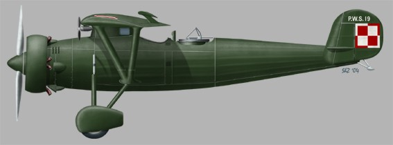 A propos może II RP jeszcze - samolot liniowy (tj. bombowo-rozpoznawczy) PWS-19 autorstwa pp. Zbysława Ciołkosza i Antoniego Uszackiego. Nie był przesadnie udany (jedyny latający prototyp ostatecznie raz nie wyszedł z nurkowania w 1933) i wojsko przyjęło do uzbrojenia znacznie