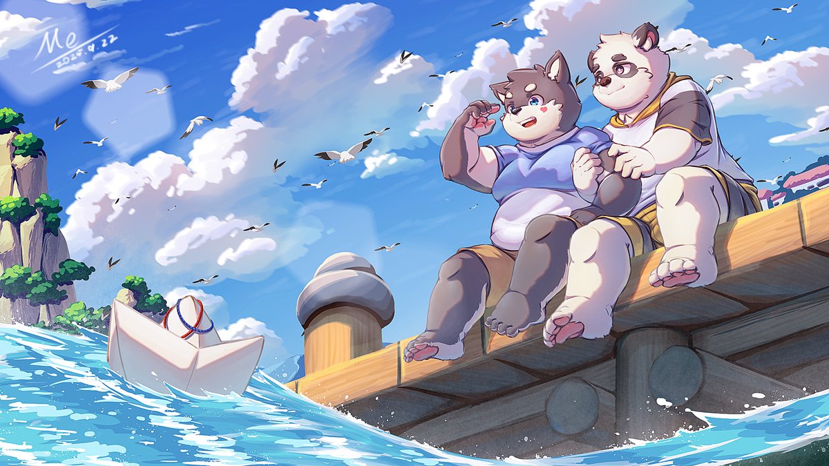 守望海岸 | 明初 #pixiv pixiv.net/artworks/13538…