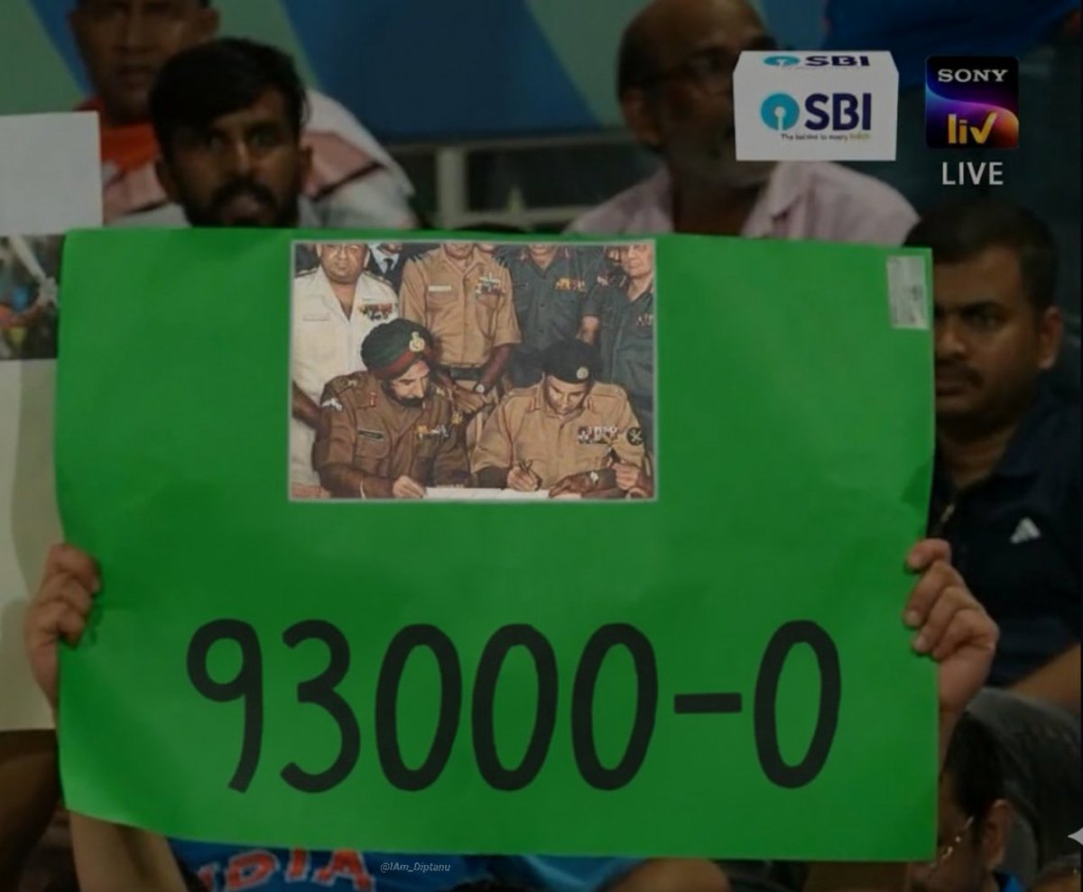 VivekSi85847001's tweet image. 93000-0 at India vs Pakistan match. 

Glad to see majority of seats are empty but still HeII to BCCI. 

Talks, Sports &amp;amp; terror can&apos;t go together