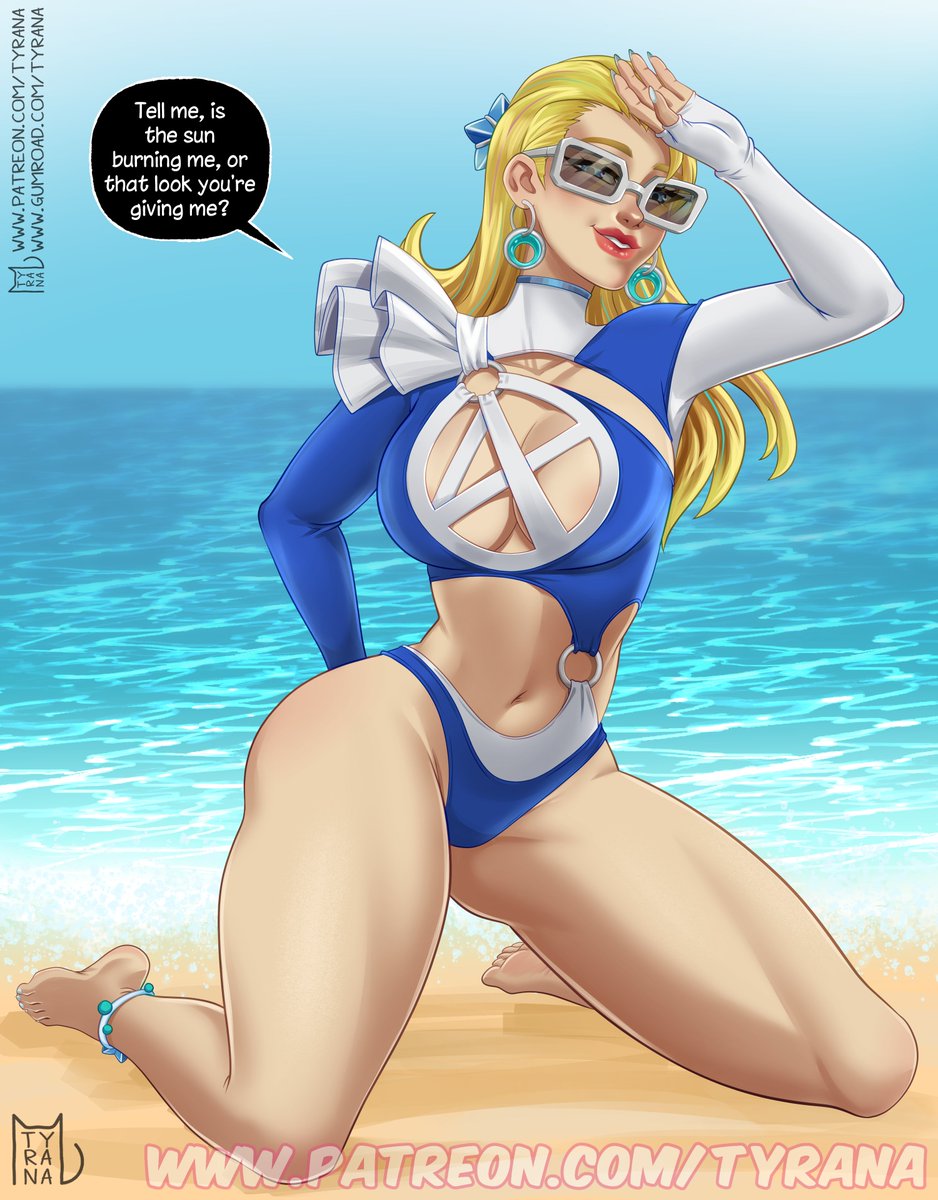TyranaExe's tweet image. Invisible Woman💙- I swear I&apos;m not looking👀