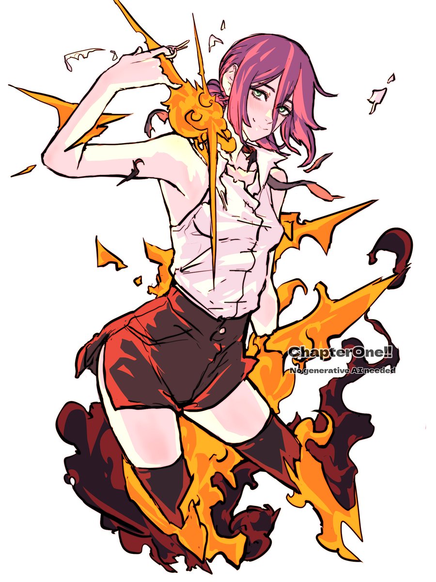 chainsawman #チェンソーマン レゼのイラストを描いてみました