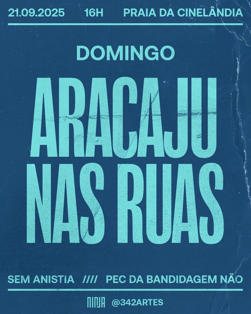 Hoje é dia de mostrar nossa força! 💪✊
Manifestação na Praia da Cinelândia, às 16h. Vamos juntos defender a democracia e lutar contra a anistia dos golpistas! 🇧🇷