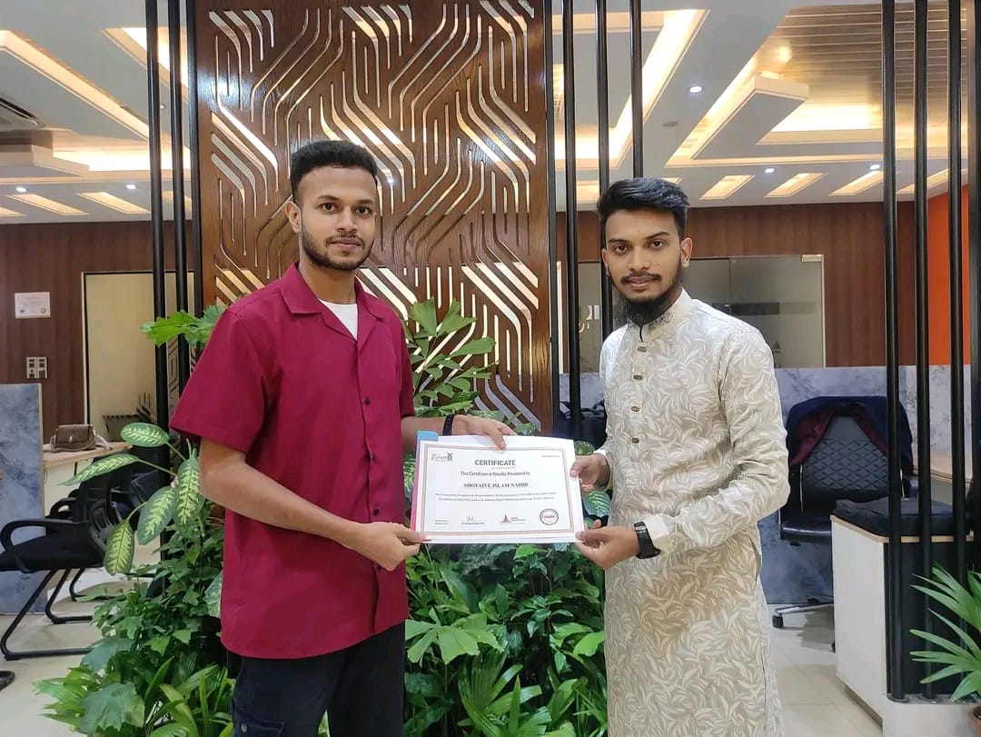 shoyaiveislam02's tweet image. I have successfully completed my digital marketing course and received a certificate.

#Digital_Network #freelancer #digital_marketing #dhaka #certificate #network #viral