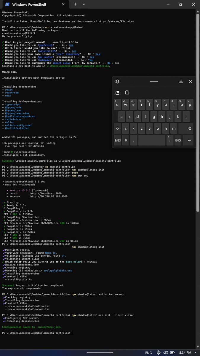 amaechi_1's tweet image. Getting started with my #ALX_AIDEV capstone project.
I have decided to write a portfolio project from scratch using AI. wish me luck