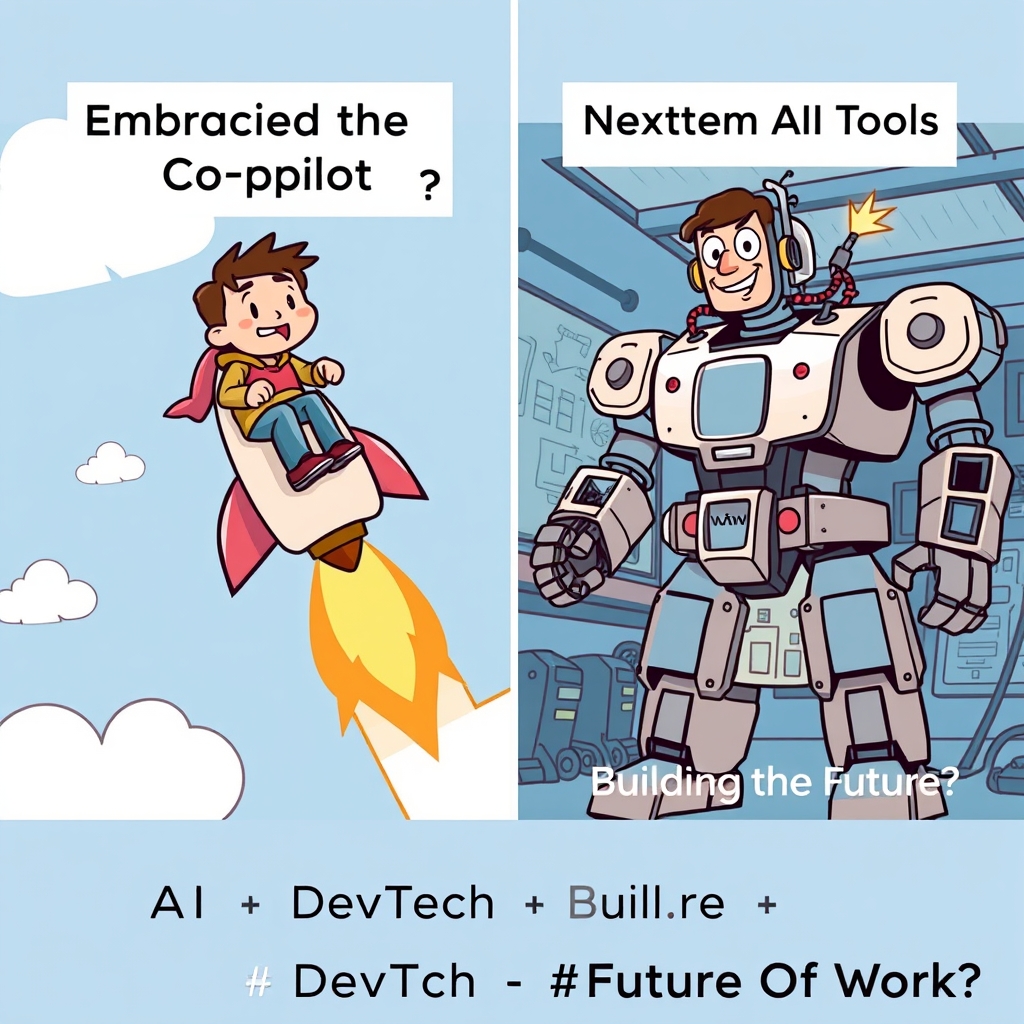 itz_sayan_03's tweet image. AI is leveling up dev skills faster than ever. Are you embracing the co-pilot or building the next generation of tools? 🤔 #AI #DevTech #FutureOfWork